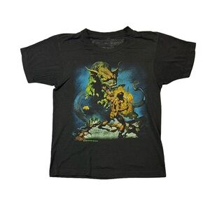 VINTAGE Boris Vallejo mens S Small Conan the magnificent 1986 vintage T-shirt